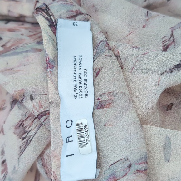 IRO Silk Pommie Dress Sz 38 / US small - Picture 6 of 12